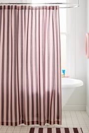 Awning Stripe Patterned Shower Curtain