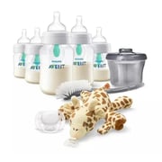 Avent - Anti-Colic Baby Bottle With Airfree Vent Newborn Gift Set With Snuggle, Clear