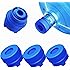 【Upgraded】Morsatie Reusable 3 & 5 Gallon Water Jug Cap, No Leaking & Popping Open, Food Grade Silicone Replacement Cap for 55mm Standard/Screw/Crown Top Water Bottle & Water Pump Dispenser, 3Pcs