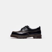 Lowell Moc Toe Shoe in Black Analine