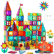 Gemmicc Magnetic Tiles Building Blocks for Kids, STEM Approved Educational Toys,3D Magnet Puzzles Stacking Blocks for Boys Girls