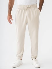 Mens Essential Fleece Trackpant Stone