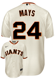 Willie Mays Jersey - San Francisco Giants Replica Adult Home Jersey