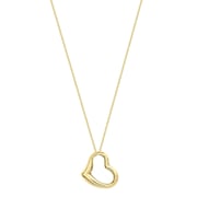 9ct Yellow Gold Small Floating Heart Pendant