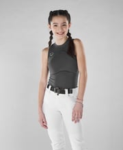 Girl's Racerback Chest Guard Sleeveless Shirt