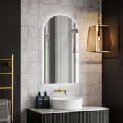 Ingrain Arch Frameless Backlit LED Mirror 500 x 900mm