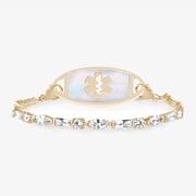 Cantata Medical ID Bracelet in 12k Gold Vermeil