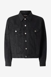 Python-Print Denim Jacket