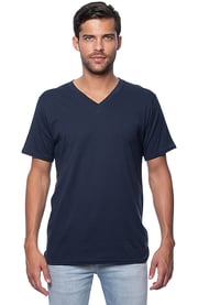 Unisex Organic Short Sleeve V-neck