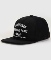 Hardtuned Overnight Parts Black Flat Brim Cap