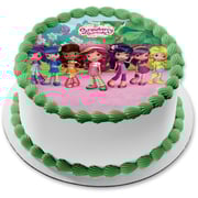 Strawberry Shortcake Blueberry Muffin Cherry Jam Lemon Meringue Orange Blossom Plum Pudding Raspberry Torte Edible Cake Topper Image ABPID27228