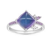 Check this out from gnoce! Fluorite Crystal Sugar Tower Ring
