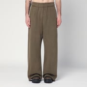 Cotton military green trousers