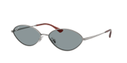 RAY-BAN RB3757 Kai Bio-Based Gunmetal - Unisex Sunglasses, Azure Lens