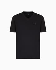 Regular fit T-shirt with V-neck