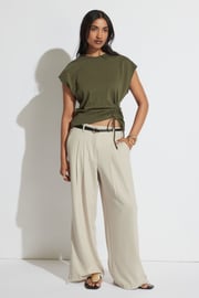 Amity Gathered Detail Tee