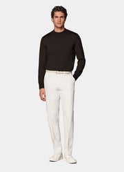 Off-White Slim Leg Straight Chinos