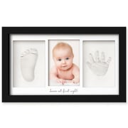 Baby Handprint & Footprint Keepsake Duo Frame (Onyx Black)