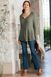 Ultimate Denim Tied Knots Bootcut Jeans