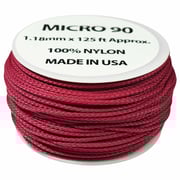 1.18 mm (3/64”) Micro Cord Fuchsia Made in the USA Nylon/Nylon (125 ft)