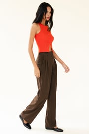 YANA TROUSER - BRUN