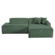 Dexter Green Corduroy Sectional Right Facing Chaise