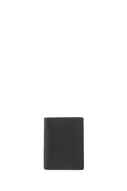 Simple Card Wallet in Black Leather