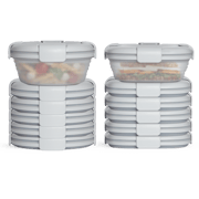 12-Pack Mixed Food Storage Set