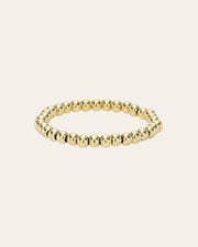 14k Gold 2mm Bead Ring