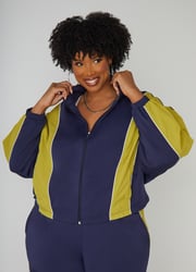 Two Tone Track Jacket