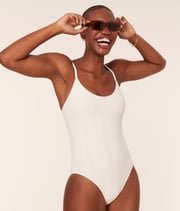 The Amalfi One Piece - Scallop Crochet - Gardenia - Classic