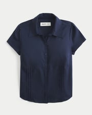 Short-Sleeve Poplin Shirt