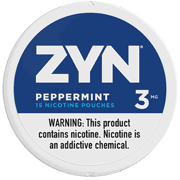 ZYN Peppermint 3MG Nicotine Pouches