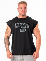 Cut Off Muscle Tank - Black