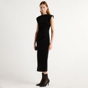 Cambria Structured Corduroy Dress
