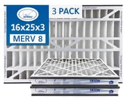 Trion Air Bear 255649-101 - Pleated Air Filter 16"x25"x3" MERV 8