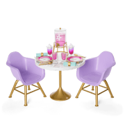 Kitchen Table for Two Set for 18-inch Dolls