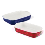 Bon Voyage 2-Piece Ceramic Baker Set