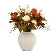 Orange and Cream Mum Mix Arrangement
