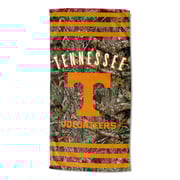 NCAA Tennessee Volunteers Realtree Stripes Beach Towel 30x60 Inches