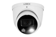 Lorex 4K IP Wired Dome Security Camera with Smart Deterrence and Smart Motion Detection