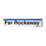 LIRR Far Rockaway Metal Sign