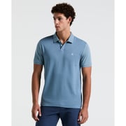 Jacquard Geo Line Jersey Polo