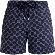 Men Stretch Swim Shorts Turtle Monogram