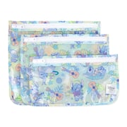 Clear Travel Bag 3 Pack: Aloha Stitch