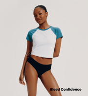 Leakproof UltraThin No-Show Underwear Bikini 3-Pack