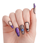KISS Voguish Fantasy Halloween Press On Glue Nails - Moonlit Magic