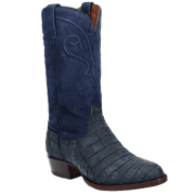 Dan Post Men's Alvis Caiman Leather Blue Western Boots DP3101