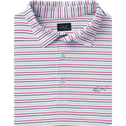 ML75 Stretch Jersey Game Day Stripe Polo