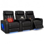 Luminis LT HeatZeroᵀᴹ Italian Leather Home Theater Seating